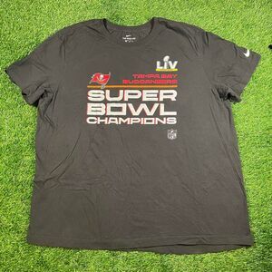 Nike Tampa Bay Buccaneers Super Bowl Champions black T-Shirt Size XXL